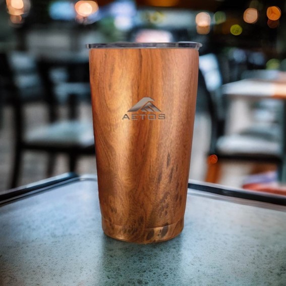 20oz Wood Grain Thermal Tumbler